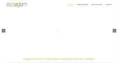 Desktop Screenshot of ecogam.ch
