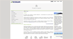 Desktop Screenshot of ecogam.es