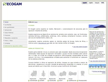 Tablet Screenshot of ecogam.es